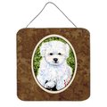 Micasa Bichon Frise Aluminium Metal Wall Or Door Hanging Prints MI231547